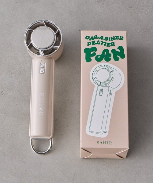 BIRTHDAY BAR（バースデイバー）の「【SAHIR サヒール】Carabiner peltier fan（生活家電・レディース・オレンジ/ミント/ベージュ・0）」の2枚目の写真