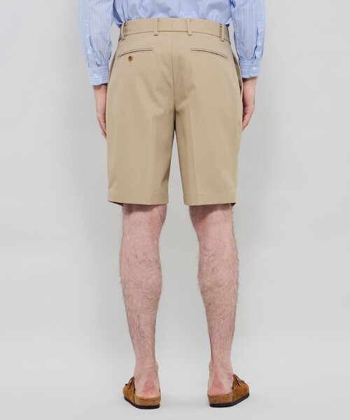 MACKINTOSH LONDON(マッキントッシュ ロンドン)の「ドライツイストチノ 2タックワイドショーツ(その他パンツ・メンズ・ベージュ系その他4・82/90/86)」の6枚目の写真