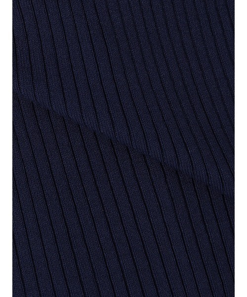 SUIT SQUARE(スーツスクエア)の「CHANTOWA/配色リブニット/長袖/ハンドウォッシュ/ドライレーヨン/無地(ニット/セーター・レディース・ピンク/ホワイト/ネイビー・F)」の20枚目の写真