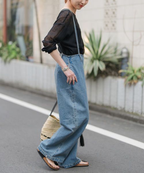 Spick & Span(スピックアンドスパン)の「《新色有り / 追加》メッシュリネンルーズプルオーバー(シャツ/ブラウス・レディース・ブラウン/アイボリー/ブラック・FREE)」の5枚目の写真