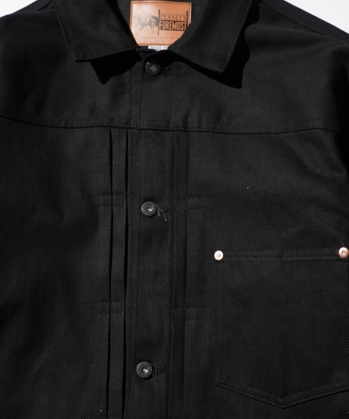 FOREMOST WWⅡ T-BACK JACKET 二戰版黑色丹寧夾克 外套