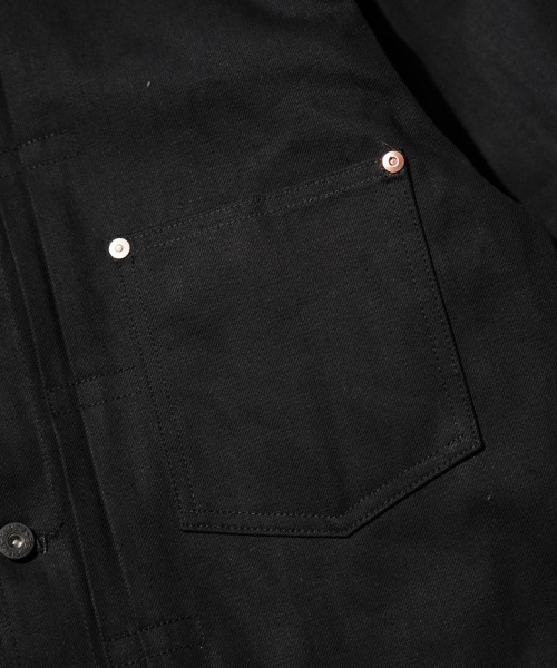 FOREMOST WWⅡ T-BACK JACKET 二戰版黑色丹寧夾克 外套