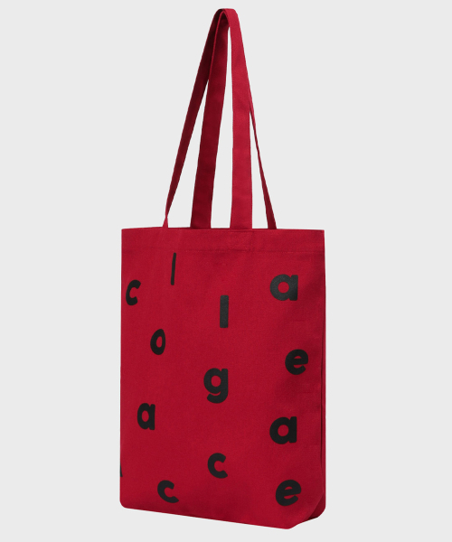 COLLAGEVACANCE(コラージュバカンス)の「Logo Alphabet Cotton Bag (Red)(エコバッグ/サブバッグ・レディース・その他・FREE)」の2枚目の写真