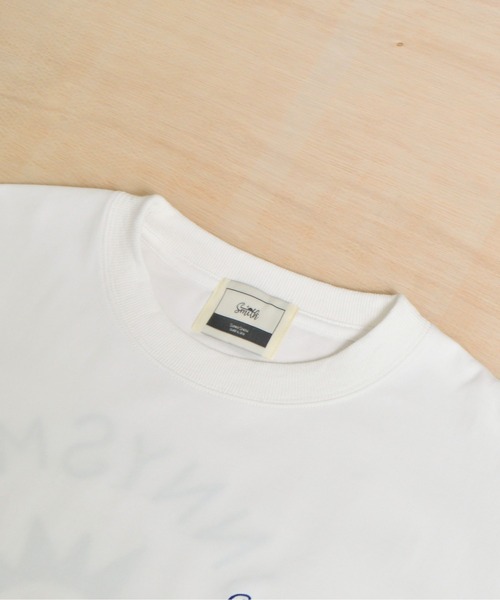 Sunny Smith(サニースミス)の「【SUNNY SMITH】キャラクターアーチロゴ両面刺繍Tシャツ(Tシャツ/カットソー・メンズ・ホワイト/スミクロ/アッシュグレー・MEDIUM/LARGE)」の13枚目の写真
