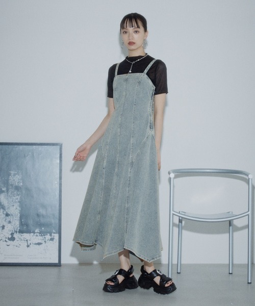 PAGEBOY(ページボーイ)の「ラメシアーボトルネックトップス(Tシャツ/カットソー・レディース・ブラック/ブルー/オフホワイト・FREE)」の11枚目の写真