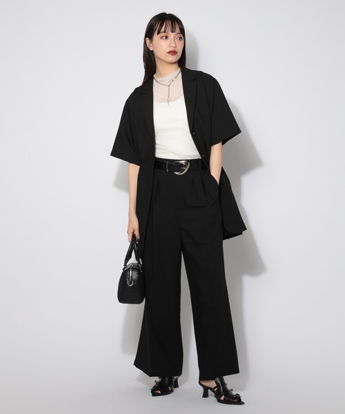 PAGEBOY(ページボーイ)の「ラメシアーボトルネックトップス(Tシャツ/カットソー・レディース・ブラック/ブルー/オフホワイト/ドット・FREE)」の20枚目の写真
