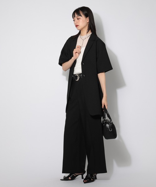 PAGEBOY(ページボーイ)の「ラメシアーボトルネックトップス(Tシャツ/カットソー・レディース・ブラック/ブルー/オフホワイト/ドット・FREE)」の21枚目の写真