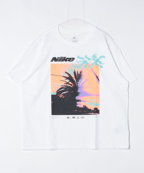 NIKE（ナイキ）の「ナイキ NIKE ナイキ NSW LSE パーム ツリー S/S Tシャツ（Tシャツ/カットソー・メンズ・ホワイト/ダークグレー・S/M/L/LL/3L）」の13枚目の写真