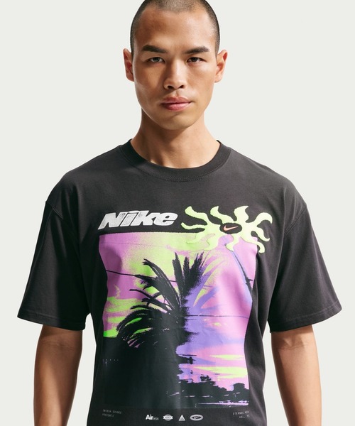 NIKE（ナイキ）の「ナイキ NIKE ナイキ NSW LSE パーム ツリー S/S Tシャツ（Tシャツ/カットソー・メンズ・ホワイト/ダークグレー・S/M/L/LL/3L）」の9枚目の写真