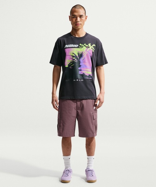 NIKE（ナイキ）の「ナイキ NIKE ナイキ NSW LSE パーム ツリー S/S Tシャツ（Tシャツ/カットソー・メンズ・ホワイト/ダークグレー・S/M/L/LL/3L）」の10枚目の写真
