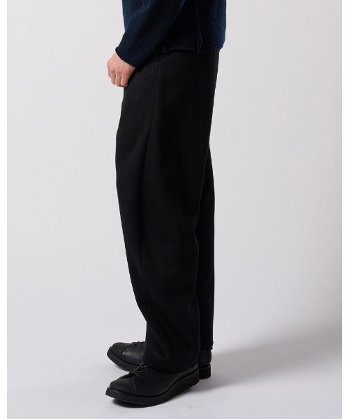 wjk(ダヴルジェイケイ)の「venetian stripe wide banana slacks(スラックス・メンズ・チャコールグレー/ブラック・SMALL/MEDIUM/LARGE/X-LARGE)」の10枚目の写真