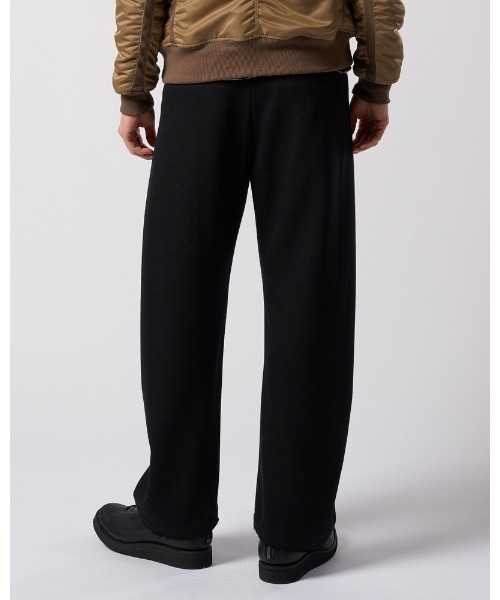 wjk(ダヴルジェイケイ)の「venetian stripe wide banana slacks(スラックス・メンズ・チャコールグレー/ブラック・SMALL/MEDIUM/LARGE/X-LARGE)」の11枚目の写真