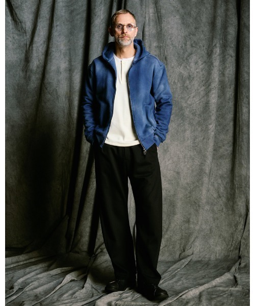 wjk(ダヴルジェイケイ)の「venetian stripe wide banana slacks(スラックス・メンズ・チャコールグレー/ブラック・SMALL/MEDIUM/LARGE/X-LARGE)」の16枚目の写真