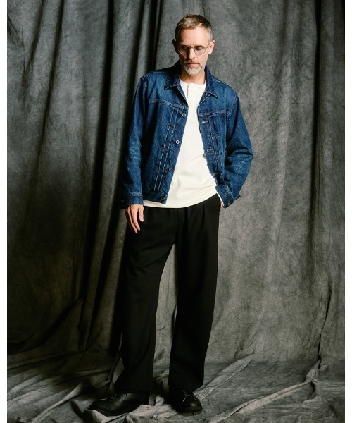 wjk(ダヴルジェイケイ)の「venetian stripe wide banana slacks(スラックス・メンズ・チャコールグレー/ブラック・SMALL/MEDIUM/LARGE/X-LARGE)」の17枚目の写真