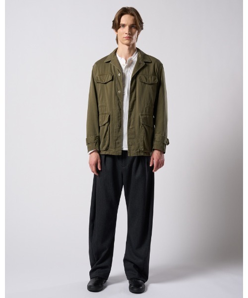 wjk(ダヴルジェイケイ)の「venetian stripe wide banana slacks(スラックス・メンズ・チャコールグレー/ブラック・SMALL/MEDIUM/LARGE/X-LARGE)」の19枚目の写真