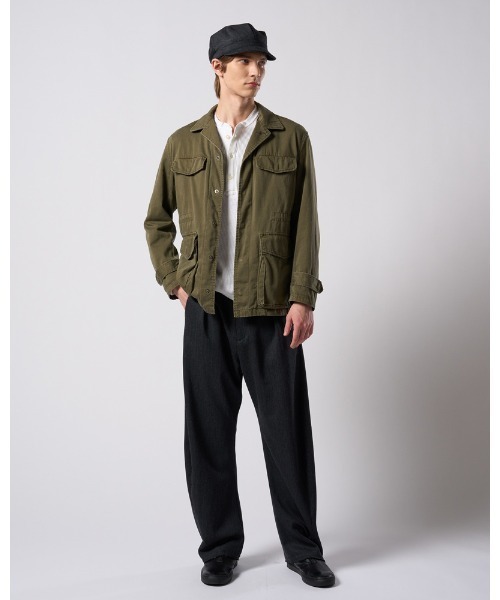 wjk(ダヴルジェイケイ)の「venetian stripe wide banana slacks(スラックス・メンズ・チャコールグレー/ブラック・SMALL/MEDIUM/LARGE/X-LARGE)」の20枚目の写真
