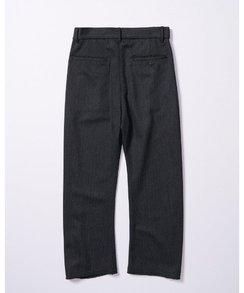 wjk(ダヴルジェイケイ)の「venetian stripe wide banana slacks(スラックス・メンズ・チャコールグレー/ブラック・SMALL/MEDIUM/LARGE/X-LARGE)」の4枚目の写真