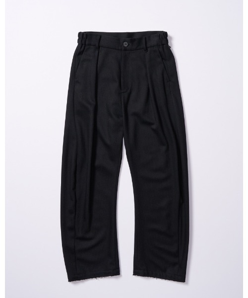 wjk(ダヴルジェイケイ)の「venetian stripe wide banana slacks(スラックス・メンズ・チャコールグレー/ブラック・SMALL/MEDIUM/LARGE/X-LARGE)」の8枚目の写真