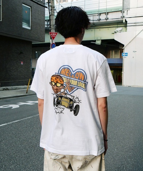 MELLOW(メロー)の「LOCAL BUGGY TEE(Tシャツ/カットソー・メンズ・ブラック/グリーン/ホワイト・L/M)」の5枚目の写真