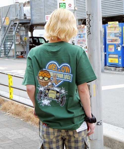 MELLOW(メロー)の「LOCAL BUGGY TEE(Tシャツ/カットソー・メンズ・ブラック/グリーン/ホワイト・L/M)」の9枚目の写真