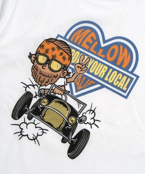 MELLOW(メロー)の「LOCAL BUGGY TEE(Tシャツ/カットソー・メンズ・ブラック/グリーン/ホワイト・L/M)」の15枚目の写真