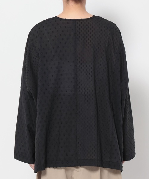 studio CLIP(スタディオクリップ)の「《natural by clip》インドパッチワークブラウス(シャツ/ブラウス・レディース・オフホワイト/ブラック/コーラルピンク・FREE)」の10枚目の写真