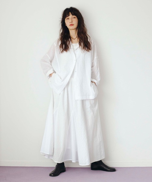 studio CLIP(スタディオクリップ)の「《natural by clip》インドパッチワークブラウス(シャツ/ブラウス・レディース・オフホワイト/ブラック/コーラルピンク・FREE)」の17枚目の写真