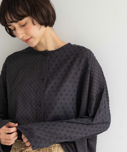 studio CLIP(スタディオクリップ)の「《natural by clip》インドパッチワークブラウス(シャツ/ブラウス・レディース・オフホワイト/ブラック/コーラルピンク・FREE)」の21枚目の写真