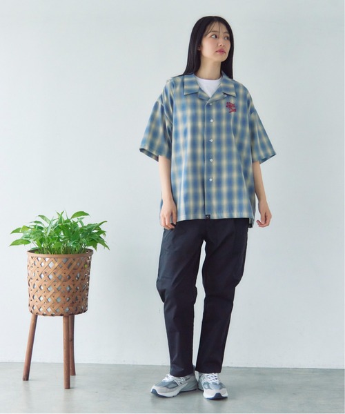 JACKROSE（ジャックローズ）の「B-TRS-ヴィンテージ加工・チェック　ＳSシャツ（シャツ/ブラウス・メンズ・レッド/グリーン/ブルー・M/L）」の22枚目の写真