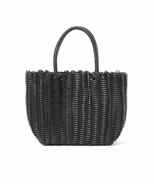 Le Voyage en Panier（ルヴォヤージュアンパニエ）の「【Le voyage en panier/ルヴォヤージュアンパニエ 】PVC Bag：かごバッグ（かごバッグ・レディース・ブラック/ブラウン・FREE）」の8枚目の写真