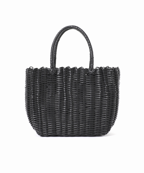 Le Voyage en Panier（ルヴォヤージュアンパニエ）の「【Le voyage en panier/ルヴォヤージュアンパニエ 】PVC Bag：かごバッグ（かごバッグ・レディース・ブラック/ブラウン・FREE）」の10枚目の写真