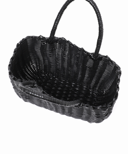 Le Voyage en Panier（ルヴォヤージュアンパニエ）の「【Le voyage en panier/ルヴォヤージュアンパニエ 】PVC Bag：かごバッグ（かごバッグ・レディース・ブラック/ブラウン・FREE）」の12枚目の写真