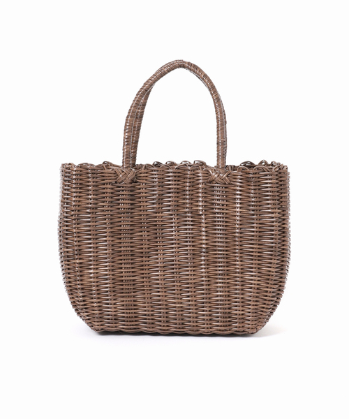 Le Voyage en Panier（ルヴォヤージュアンパニエ）の「【Le voyage en panier/ルヴォヤージュアンパニエ 】PVC Bag：かごバッグ（かごバッグ・レディース・ブラック/ブラウン・FREE）」の15枚目の写真