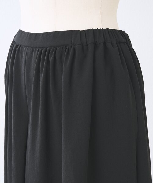 BEARDSLEY(ビアズリー)の「ストレッチジョーゼットギャザーパンツ(その他パンツ・レディース・ブラック・1/0)」の22枚目の写真