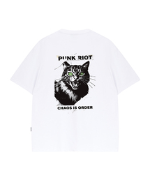 WILDROCK（ワイルドロック）の「Chaos Cat クールコットンオーバーサイズ半袖Tシャツ（Tシャツ/カットソー）」