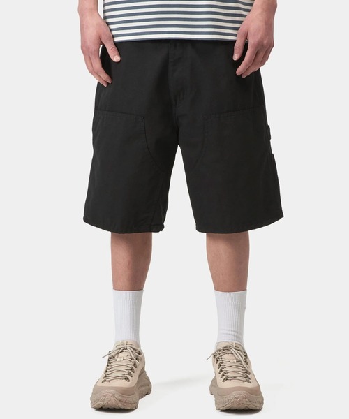 Carharttダブルニーカーゴパンツブラックショーツハーフパンツワークパンツ セール】Carhartt WIP/カーハートダブリューアイピー ハーフパンツ