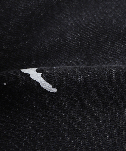 B.C STOCK（ベーセーストック）の「OSKR / オーエスケーアール ex 12oz Painted Tapered Denim Pants（デニムパンツ・メンズ・ブラック/ブルー系その他・LARGE/MEDIUM）」の15枚目の写真