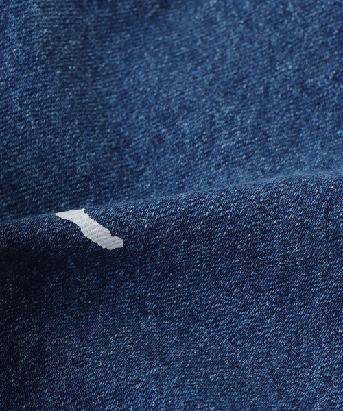 B.C STOCK（ベーセーストック）の「OSKR / オーエスケーアール ex 12oz Painted Tapered Denim Pants（デニムパンツ・メンズ・ブラック/ブルー系その他・LARGE/MEDIUM）」の16枚目の写真
