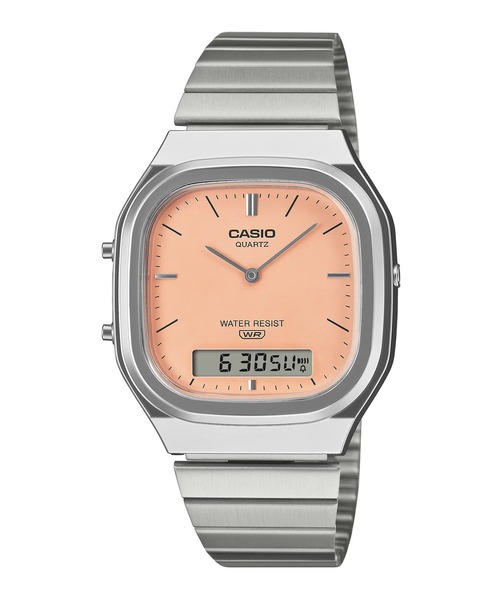 CASIO(カシオ)の「CASIO/カシオ 腕時計 CASIO CLASSIC AQ-240E-4AJF(アナログ腕時計・メンズ・シルバー・FREE)」の1枚目の写真