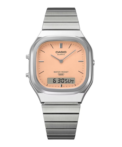 CASIO(カシオ)の「CASIO/カシオ 腕時計 CASIO CLASSIC AQ-240E-4AJF(アナログ腕時計・メンズ・シルバー・FREE)」の6枚目の写真