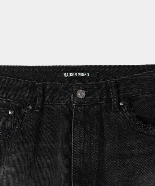 MAISON MINED(メゾンミネド)の「HAND PAINT FADED DENIM PANTS BLACK(デニムパンツ・メンズ・その他・SMALL/MEDIUM/LARGE)」の10枚目の写真