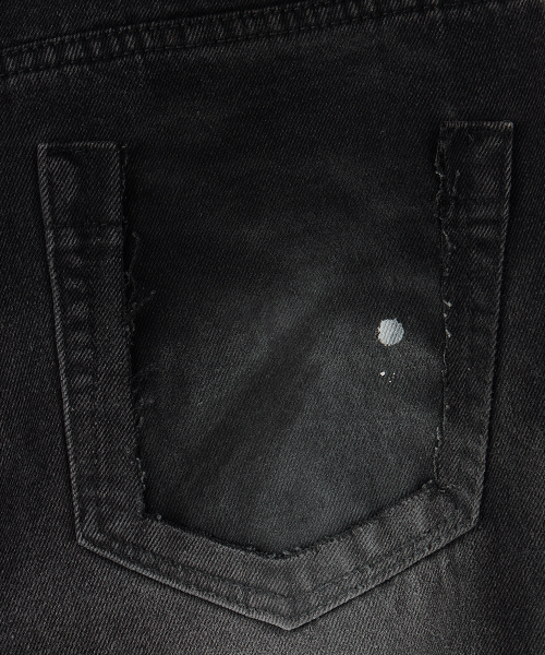 MAISON MINED(メゾンミネド)の「HAND PAINT FADED DENIM PANTS BLACK(デニムパンツ・メンズ・その他・SMALL/MEDIUM/LARGE)」の13枚目の写真