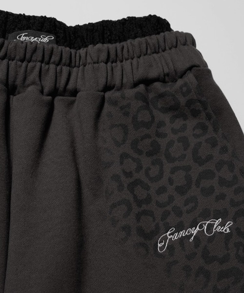 FANCY CLUB(ファンシークラブ)の「A'GEM/9 × .kom 『FANCY CLUB/ファンシークラブ』 LEOPARD SAGGING BERMUDA PANTS/レオパードサギングバミューダパンツ(スウェットパンツ・レディース・ホワイト/チャコールグレー・FREE)」の20枚目の写真