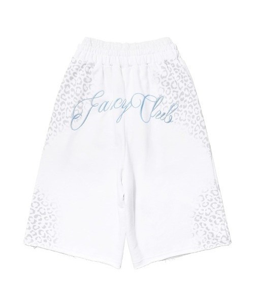 FANCY CLUB(ファンシークラブ)の「A'GEM/9 × .kom 『FANCY CLUB/ファンシークラブ』 LEOPARD SAGGING BERMUDA PANTS/レオパードサギングバミューダパンツ(スウェットパンツ・レディース・ホワイト/チャコールグレー・FREE)」の15枚目の写真