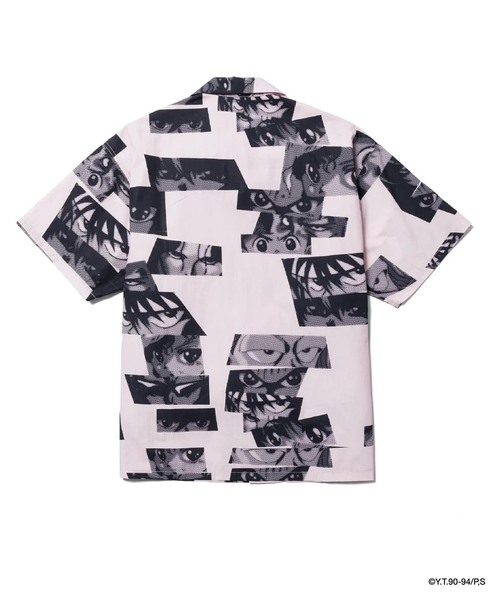 F-LAGSTUF-F(フラグスタフ)の「F-LAGSTUF-F / フラグスタフ "EYES" SS SHIRT(x幽遊白書)(シャツ/ブラウス・メンズ・ピンク/ブラック・LARGE)」の8枚目の写真