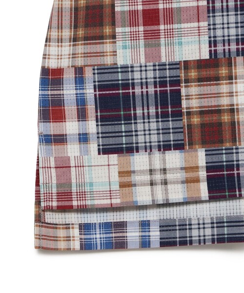 BEAMS GOLF(ビームスゴルフ)の「〈MEN〉ORANGE LABEL / マドラスチェック シャツ(ポロシャツ・メンズ・レッド/グリーン・MEDIUM/LARGE/X-LARGE/SMALL)」の11枚目の写真