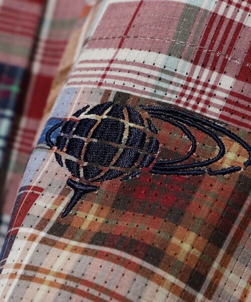 BEAMS GOLF(ビームスゴルフ)の「〈MEN〉ORANGE LABEL / マドラスチェック シャツ(ポロシャツ・メンズ・レッド/グリーン・MEDIUM/LARGE/X-LARGE/SMALL)」の13枚目の写真