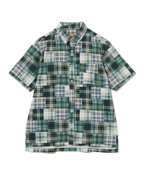 BEAMS GOLF(ビームスゴルフ)の「〈MEN〉ORANGE LABEL / マドラスチェック シャツ(ポロシャツ・メンズ・レッド/グリーン・MEDIUM/LARGE/X-LARGE/SMALL)」の16枚目の写真