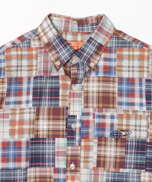 BEAMS GOLF(ビームスゴルフ)の「〈MEN〉ORANGE LABEL / マドラスチェック シャツ(ポロシャツ・メンズ・レッド/グリーン・MEDIUM/LARGE/X-LARGE/SMALL)」の21枚目の写真