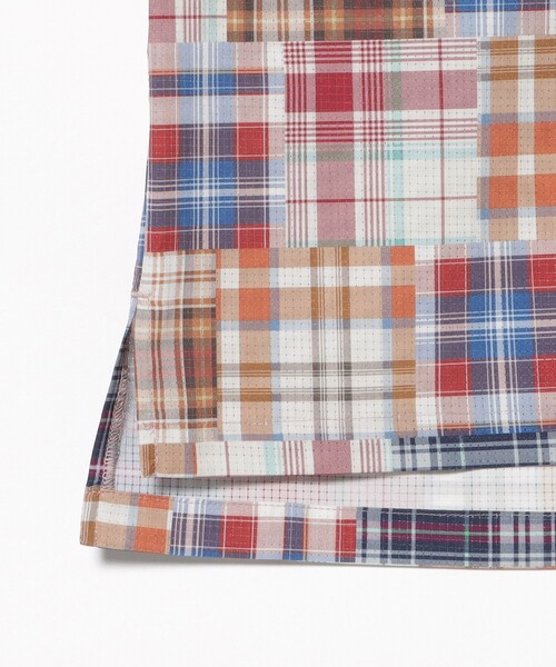 BEAMS GOLF(ビームスゴルフ)の「〈MEN〉ORANGE LABEL / マドラスチェック シャツ(ポロシャツ・メンズ・レッド/グリーン・MEDIUM/LARGE/X-LARGE/SMALL)」の22枚目の写真